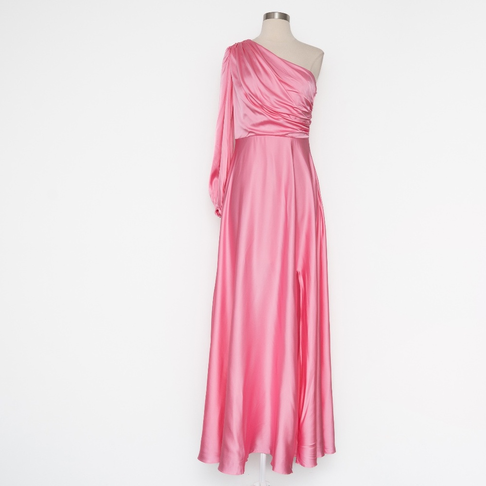 AMUR -‎ Elisabet One-Shoulder Slit Gown - Picture 2 of 12